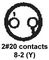 CINCH C48-10R8Y2P8-406