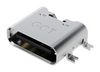 GCT's USB4135 Power-only 6 pin USB Type-C has a uniquely fully surfaced mount.