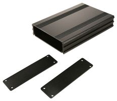 Box Enclosures B2-080Bk Enclosure, Aluminium, Blk, 109X30X80Mm