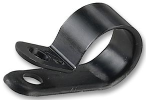 Panduit Cch19-S10-C0 P Clip, Fixed Diameter, Black, Pk100