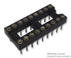 Multicomp Pro 2227Mc-18-03-08-F1 Socket Ic, Dil, 0.3, 18Way