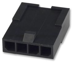 Amp - Te Connectivity 1445049-4 Connector Housing, Plug, 4 Way, Nylon