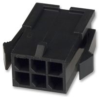 Amp - Te Connectivity 794615-6 Plug, Panel, Dual Row, 6Way