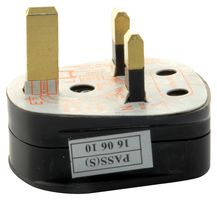 Pro Elec 9518 5A Box Of 20 Blk 13A Mains Plug With 5A Fuse Black X20