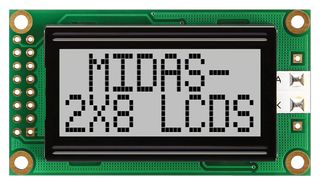 MIDAS DISPLAYS MC20805A6W-GPR-V2