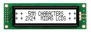 MIDAS DISPLAYS MC22405A6WK-FPTLW-V2