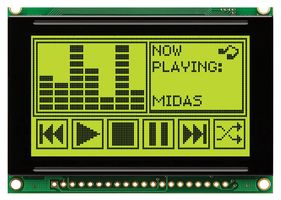 MIDAS DISPLAYS MC128064C6W-SPTLY