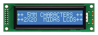 MIDAS DISPLAYS MC22005AA6WA-BNMLW