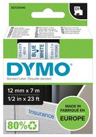 Dymo 45014 Tape, Blue/white, 12Mm