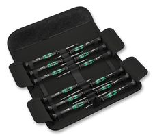 Wera Kraftform Micro-Set/12 Sb 1 Set, S/driver, Micro, Pouch