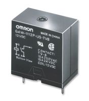 Omron Electronic Components G4W-2212P-Us-Tv5 Dc5 Relay, Dpst-No, 250Vac, 24Vdc, 15A