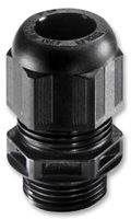 Wiska 10066121 Cable Gland, Pa, 4.5Mm - 10Mm,black,pk10