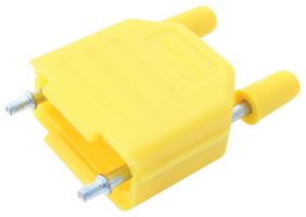 Multicomp Pro Mc-Dppk9-Yellow-K Backshell, Plastic, Vertical, Ylw, 9Way