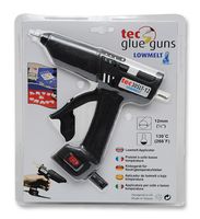 Power Adhesives Tec305Lt-12-Eu Glue Gun, 120-240V, 20W, 130Deg, Euro