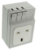 Stego 03503.0-01 Socket, Din, Uk, No Fuse, For Enclosures