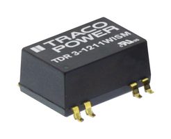 Traco Power Tdr 3-2423Wism Dc/dc Converter, 3W, +/-15V, +/-0.1A