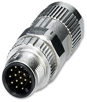 Phoenix Contact 1559602 Circular Conn, Plug, 17 Way, M12, Cable