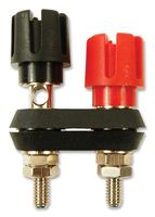 Cliff Electronic Components Cl159701 Binding Post, Blk/red, Screw