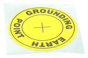 Multicomp Pro 055-0087 Label, Identification, 40Mm Dia, Yellow