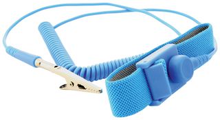 Scs Ecws61M-1 Wrist Strap, Adjustable, 6Ft, Blue