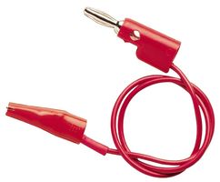 Pomona 3220-24-2 Test Lead, Red, 610Mm, 60V, 5A