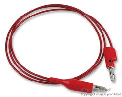 Pomona 3220-36-2 Test Lead, Red, 914Mm, 60V, 5A