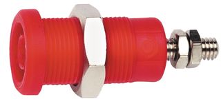 Pomona 72930-2 Banana Jack, 36A, Screw, Red