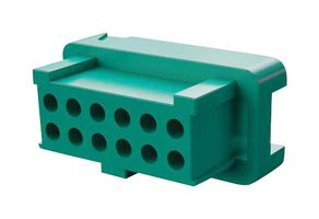 Harwin G125-2041296L0 Connector, Housing, Rcpt, 12Pos, 2Row