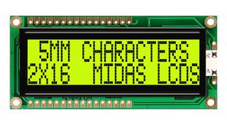 MIDAS DISPLAYS MC21605G6WK-SPTLY-V2