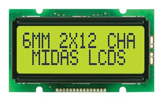 MIDAS DISPLAYS MC21206A6W1-SPTLY