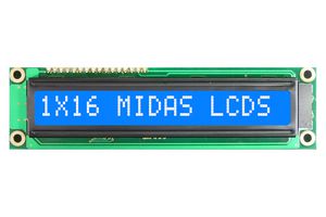 MIDAS DISPLAYS MC11608A6WR1-BNMLW