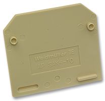 Weidmuller 011796 Ap (Sak4/6) End Plate, 1.5Mm Wide, Beige