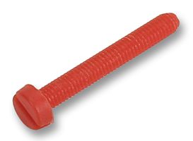 Weidmuller Bsk 012890 Fixing Screw, Plastic, M3, 22Mm, Red