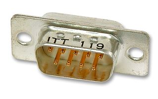 Itt Cannon Zda15P Plug, D, T&d, 15Way