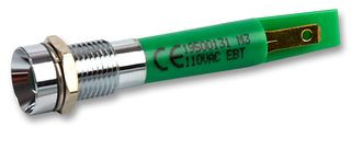 Cml Innovative Technologies 19500131 Led Indicator, 110V, Green