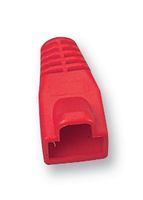 Mh Connectors Rj45Srb-Red Boot, Rj45, Red, Pk8