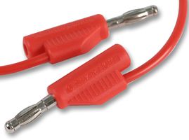 Multicomp Pro Jr9235-1M Red Test Lead, Red, 1M, 15V, 4A