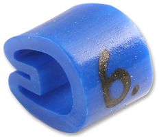 Raychem - Te Connectivity 6171606 Cable Marker, Z13, 6, Blue, Pk100