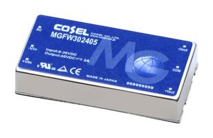 Cosel Mgfw304812 Dc-Dc Converter, 12V/-12V, 1.25A