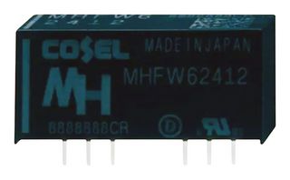 Cosel Mhfw62412 Dc-Dc Converter, 12V/-12V, 0.25A