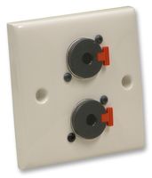 Eagle F267Zl Wall Plate, 2 X Jack Socket