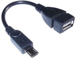 Dynamode C-Usbf-Mi Micro Usb Cord, 2.0 A Plug-Rcpt, 100Mm