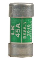 Lawson Lk45 Cartridge Fuse, 45A, 240Vac, 16.7X35Mm