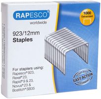 Rapesco 1238 Staples 923/12Mm, Box Of 1000