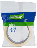 Ultratape Rt03251966 Clear Tape 19Mm X 66M