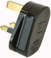 Pro Elec 9248 Blk 3A Plug 3A Black Quickfit