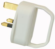 Pro Elec Pe01131 Easy Pull Plug, Mains, White, 3A