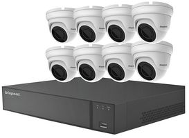 Blupont Kit-8Ch-H265-8Dw-2-Bp 5Mp Cctv Kit 8Ch H265 Dvr 8 Dome 2Tb