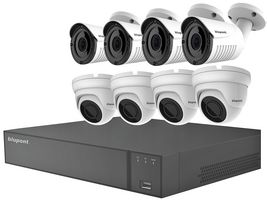 Blupont Kit-8Ch-H265-4Dw4Bw-2-Bp 5Mp Cctv Kit 8Ch H265 Dvr 4Dm+4Bl 2Tb