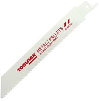 Toolpak Rb06 Wood / Metal Recip Saw Blades 18Tpi Pk5